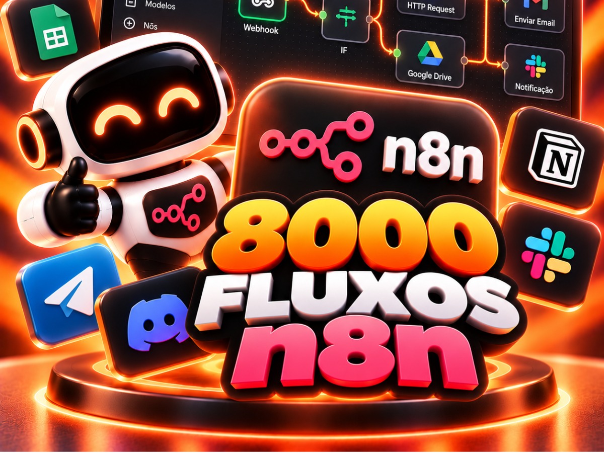 n8n 8000 Fluxos Prontos