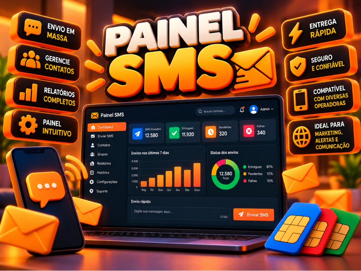 Painel SMS — Envio em Massa
