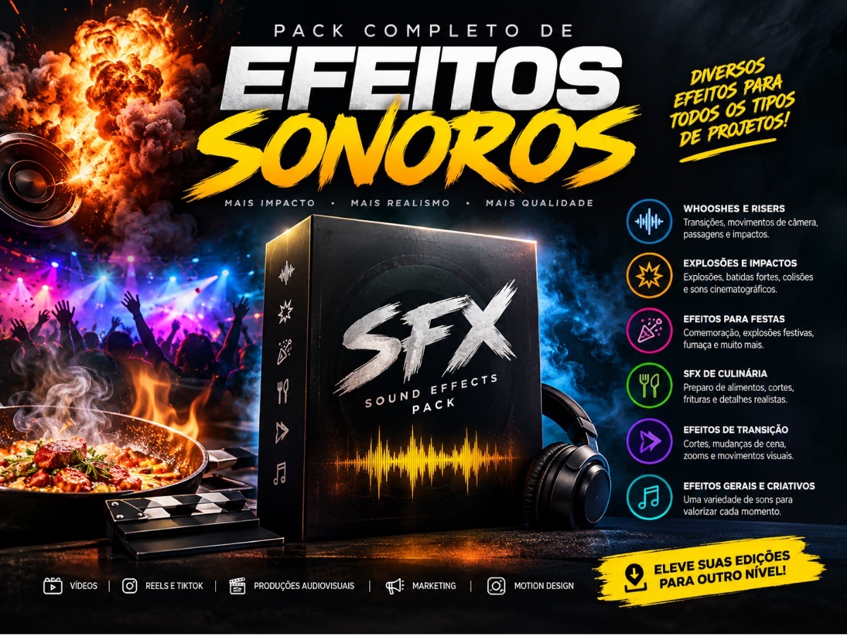 Pack Completo de Efeitos Sonoros
