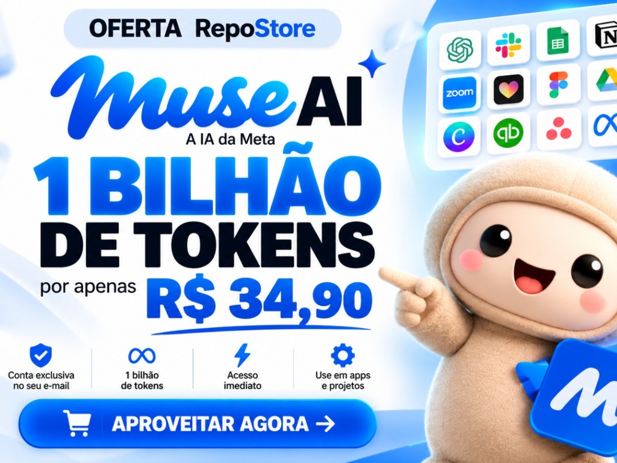 🚨 A MUSE AI (CONTA SÓ SUA) 1 BILHÃO DE TOKENS
