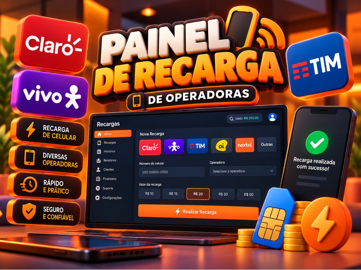 Painel de Recarga de Operadoras
